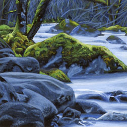 Painting of a River