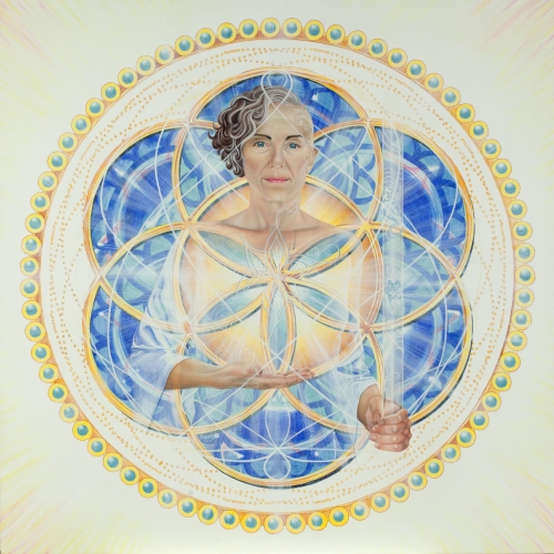 You are creating yourself with light from within